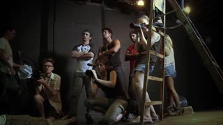 Interior. Leather Bar. Movie Trailer
