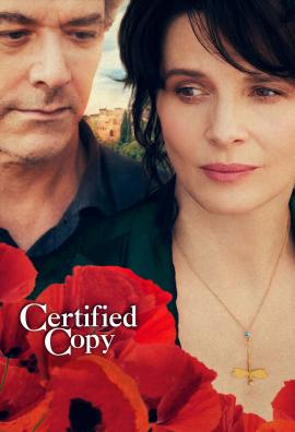 Certified Copy 2010 movie poster