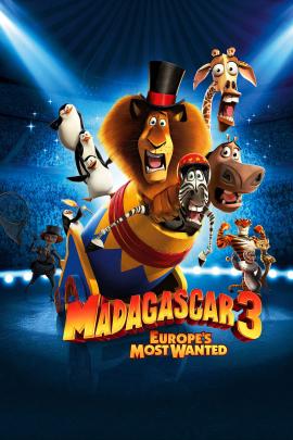 Madagascar 3: Europe's Most Wanted 2012 movie poster