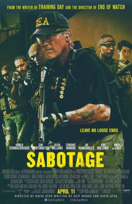Sabotage 2014 movie poster