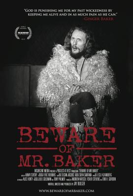 Beware of Mr. Baker 2012 movie poster